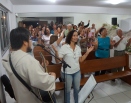 Comunidade Mãe Rainha, visita Comunidade Sagrada Família em Joana D'arc, Vitória
