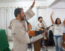 Comunidade Mãe Rainha, visita Comunidade Sagrada Família em Joana D'arc, Vitória
