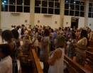 Comundade Mãe Rainha presente na Paróquia N. Senhora de fátima, Serra, ES