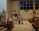 Momento de oração na Paróquia Santuario Nossa Senhora do Rosario de Fátima Serra-ES
