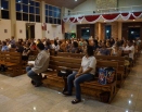 Momento de oração na Paróquia Santuario Nossa Senhora do Rosario de Fátima Serra-ES
