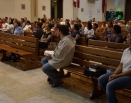 Momento de oração na Paróquia Santuario Nossa Senhora do Rosario de Fátima Serra-ES