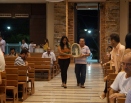 Momento de oração na Paróquia Santuario Nossa Senhora do Rosario de Fátima Serra-ES