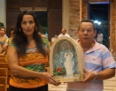 Momento de oração na Paróquia Santuario Nossa Senhora do Rosario de Fátima Serra-ES