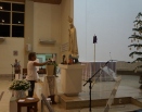 Momento de oração na Paróquia Santuario Nossa Senhora do Rosario de Fátima Serra-ES