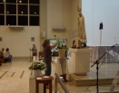 Momento de oração na Paróquia Santuario Nossa Senhora do Rosario de Fátima Serra-ES