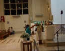 Momento de oração na Paróquia Santuario Nossa Senhora do Rosario de Fátima Serra-ES