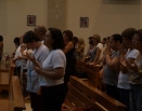 Momento de Oração no Santuário de Fátima - Serra (Agosto)