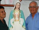 Nossa Senhora Estrela da Manhã visita a  casa  de Sr. Nelson Moreira e sra. Edna Muniz - Bairro de Fátima -E.S