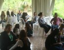 RETIRO DE JOVENS NA CMR, COM O TEMA: TU É MEU FILHO, EU HOJE TE GEREI.