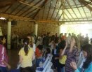 RETIRO DE JOVENS NA CMR, COM O TEMA: TU É MEU FILHO, EU HOJE TE GEREI.