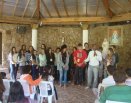 RETIRO DE JOVENS NA CMR, COM O TEMA: TU É MEU FILHO, EU HOJE TE GEREI.