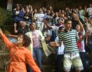 RETIRO DE JOVENS NA CMR, COM O TEMA: TU É MEU FILHO, EU HOJE TE GEREI.