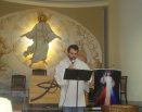 Issacar em Grupo de Oração na Igreja de Santa Luzia, Ibes