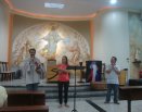 Issacar em Grupo de Oração na Igreja de Santa Luzia, Ibes