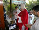 Presença de Dom Roberto na CMR, para formação dos membros de vida e aliança e instauração do Santíssimo