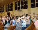 Issacar na Paróquia N. Senhora do R. de Fátima - Serra, em 21/10/13