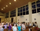 Issacar na Paróquia N. Senhora do R. de Fátima - Serra, em 21/10/13
