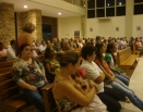 Momento de louvor, pregação, cura e libertação na Paróquia N. S. do R. de fátima, serra, E.S.