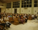 Momento de louvor, pregação, cura e libertação na Paróquia N. S. do R. de fátima, serra, E.S.