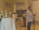 Momento de louvor, pregação, cura e libertação na Paróquia N. S. do R. de fátima, serra, E.S.