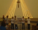 Presença do Issacar na  Paróquia N. S. do R. de Fátima, Serra, 18/12/13