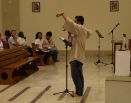 Momento de Cura e Libertação no Santuário de Fátima, Serra-ES, Abril de 2014